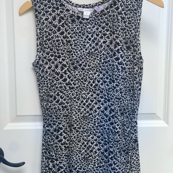 DvF Diane von Furstenberg Selene Dress Ruched Jersey Stretch Sheath {$348} Sz 6 - Picture 4 of 9